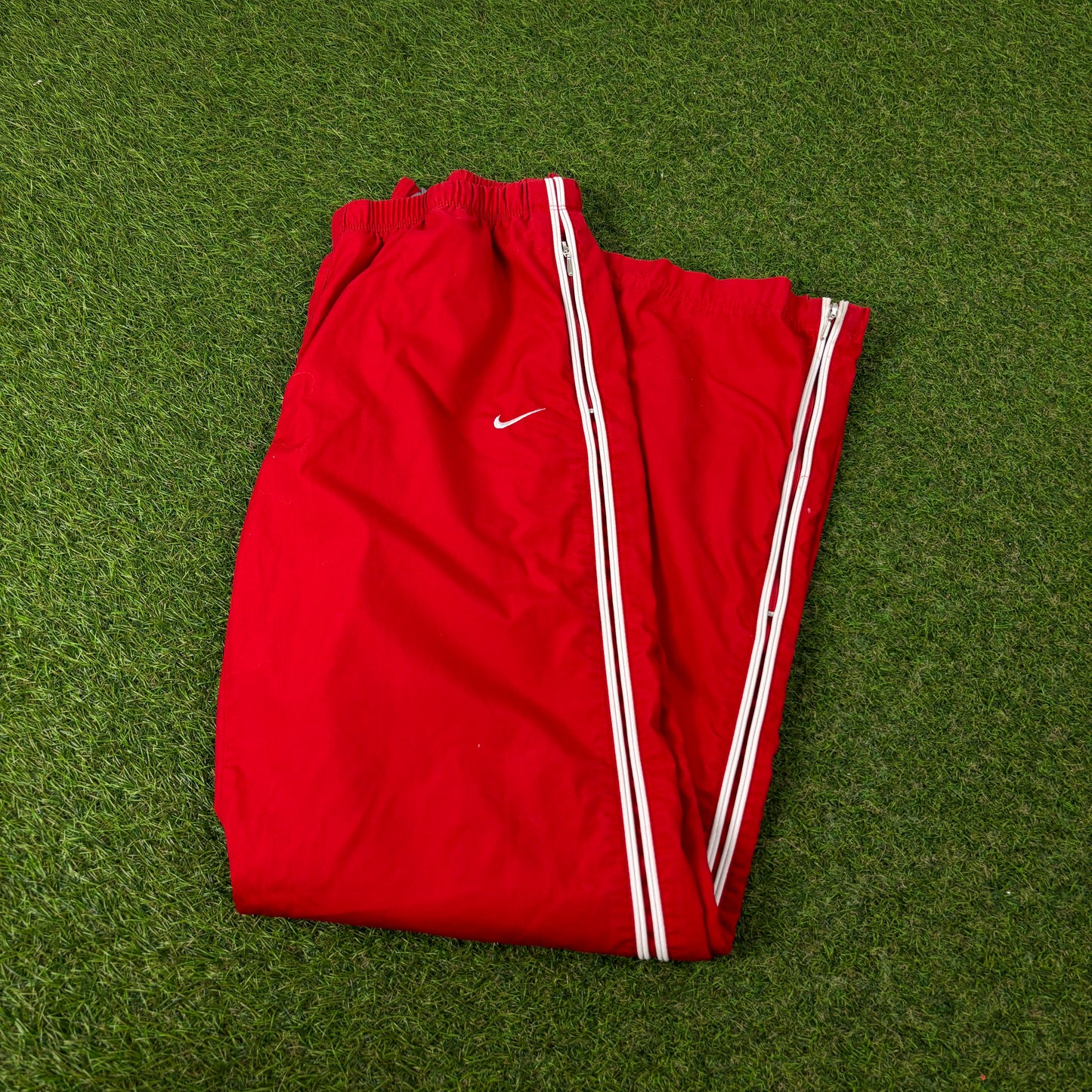 00s Nike Piping Joggers Red Small