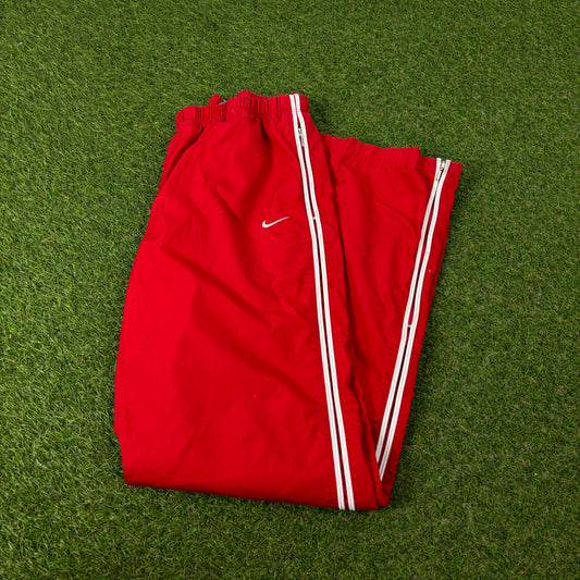 00s Nike Piping Joggers Red Small