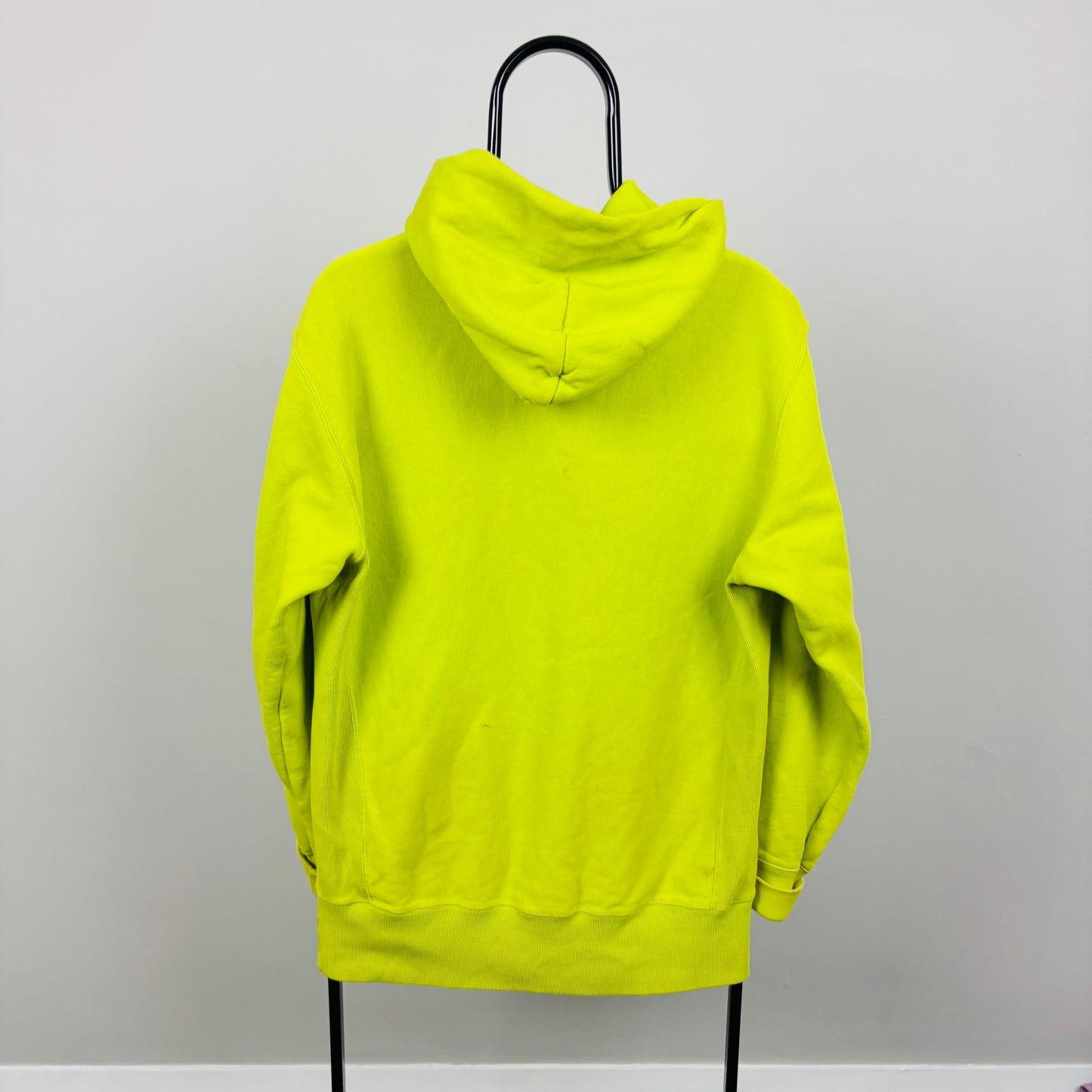 90s Champion Heavyweight Hoodie Lime Green XL