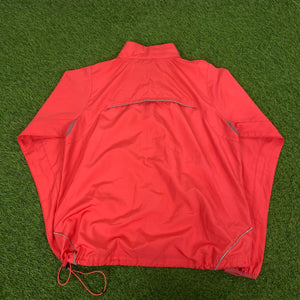 00s Nike Piping Tracksuit Jacket + Joggers Set Pink Large