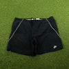 00s Nike Piping Shorts Black Medium