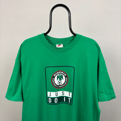 90s Nike Nigeria T-Shirt Green XL