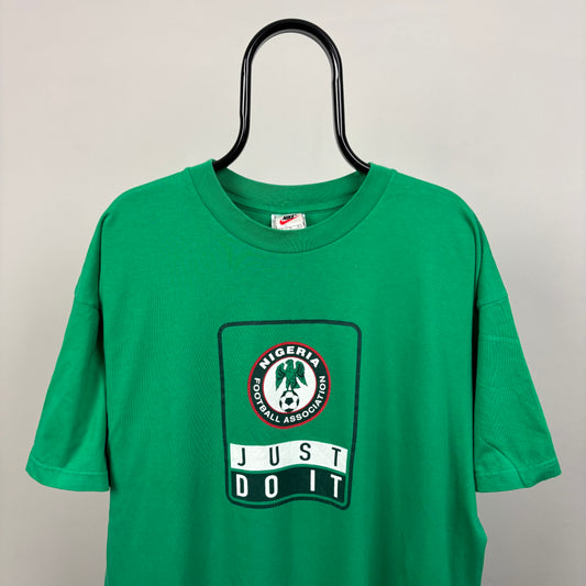 90s Nike Nigeria T-Shirt Green XL