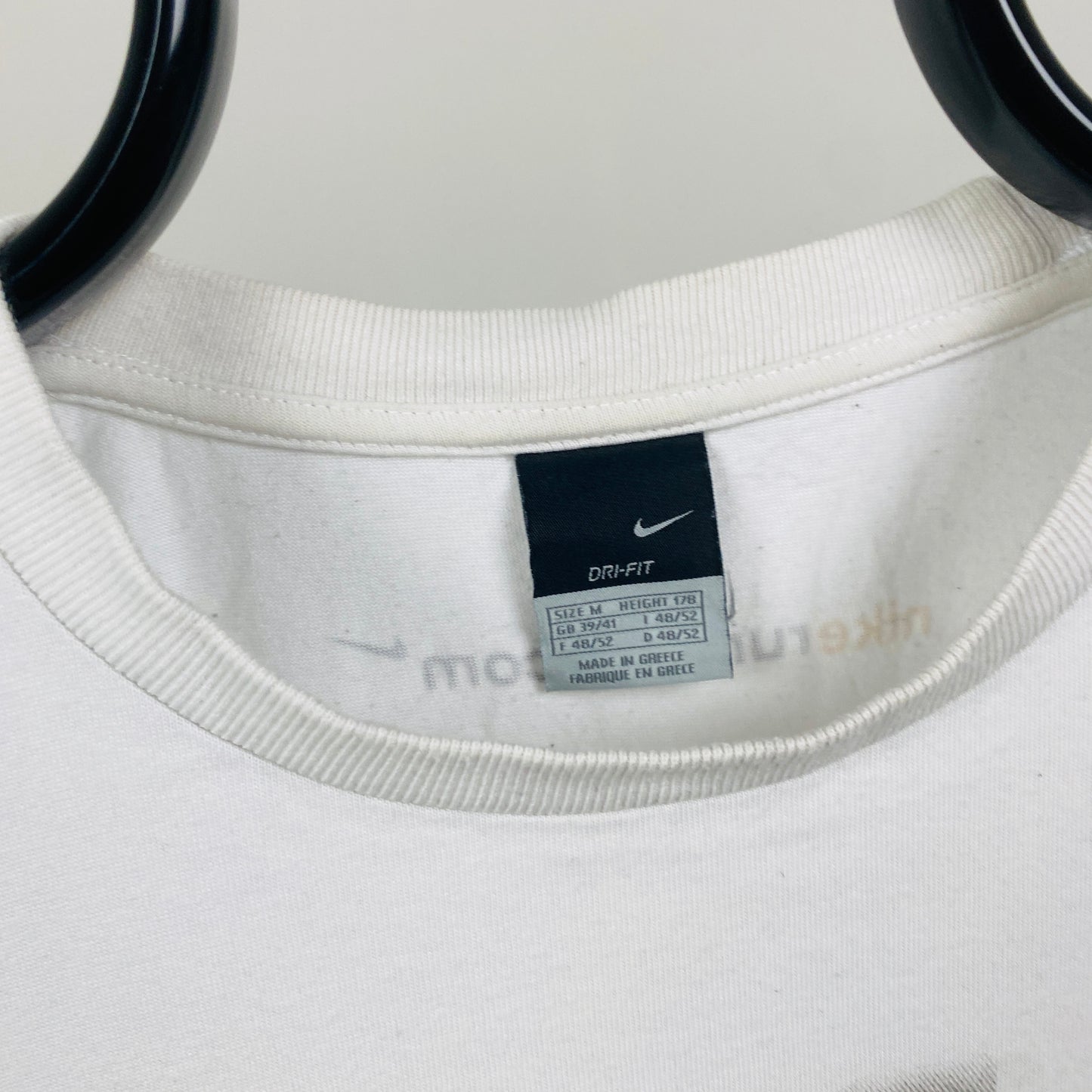 00s Nike Helsinki Marathon T-Shirt White Medium