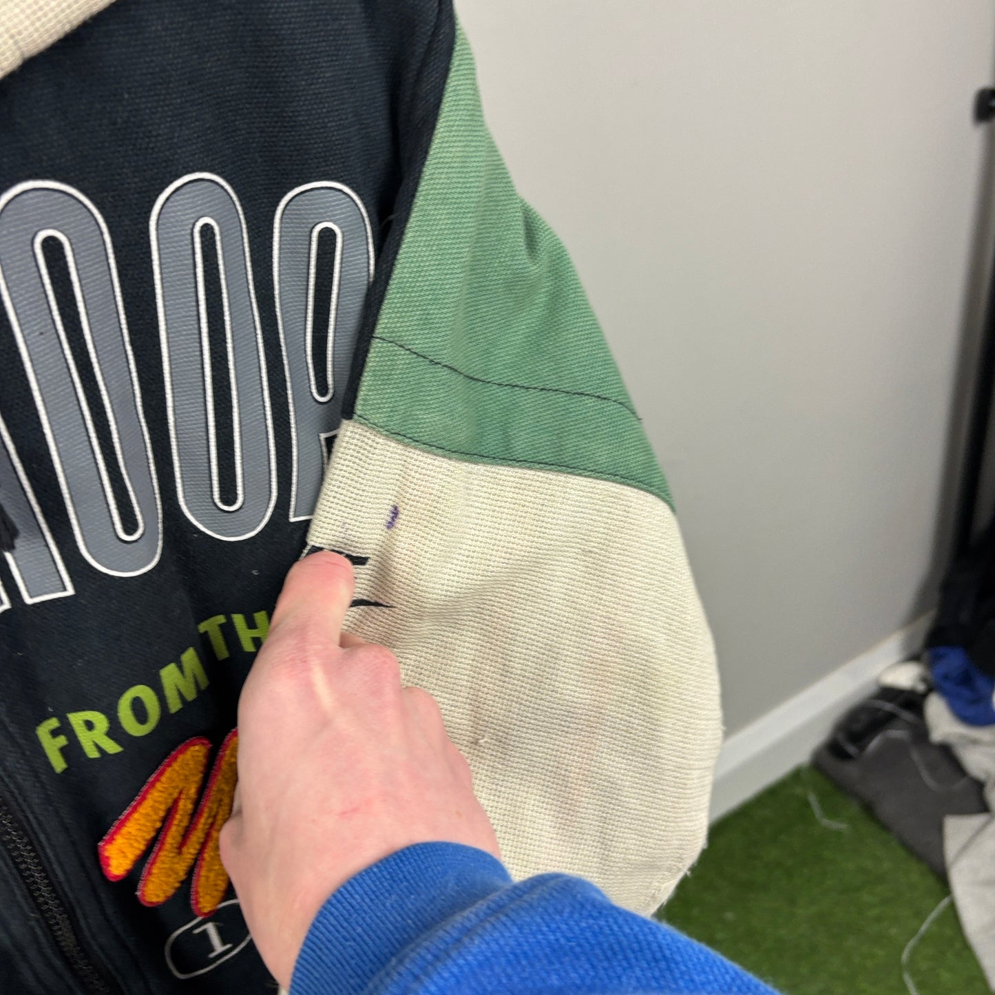 90s Nike Hoop Heroes Dunk Yard Jacket Black Small/Medium