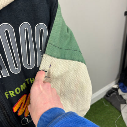 90s Nike Hoop Heroes Dunk Yard Jacket Black Small/Medium