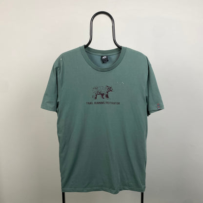 00s Nike ACG Bear Trail Running T-Shirt Green Medium