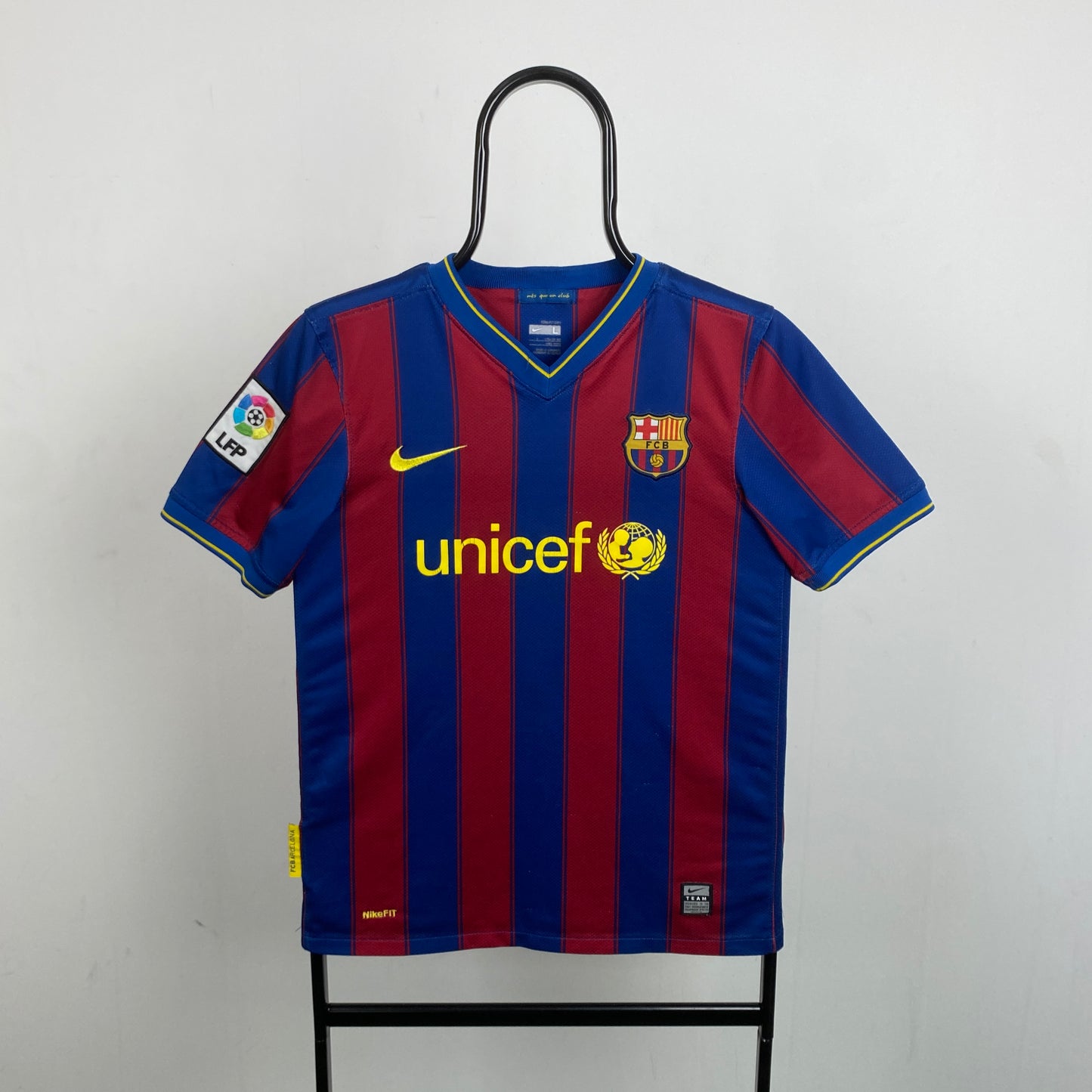 00s Nike Barcelona Football Shirt T-Shirt Red XS