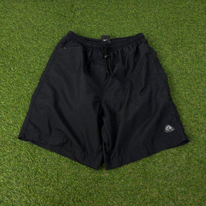 00s Nike ACG Padded Cycling Shorts Black Small
