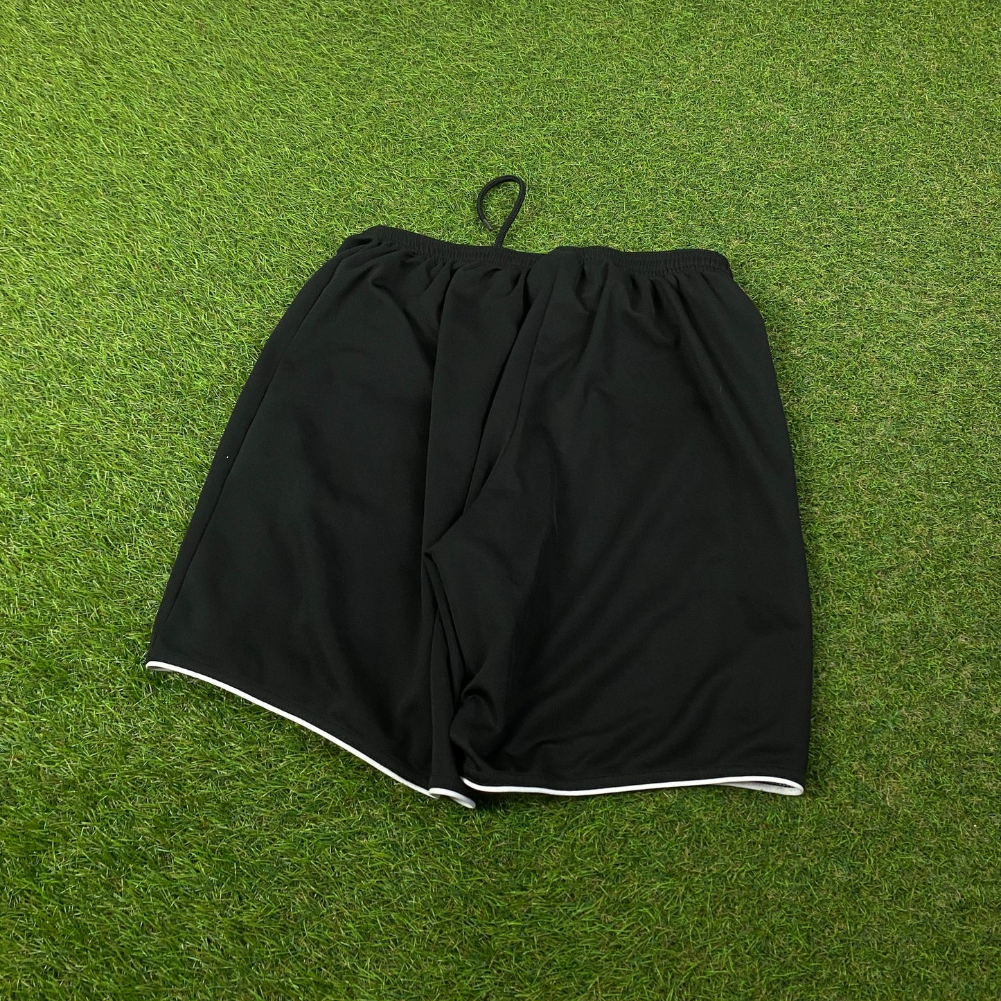 00s Adidas Football Shorts Black Medium