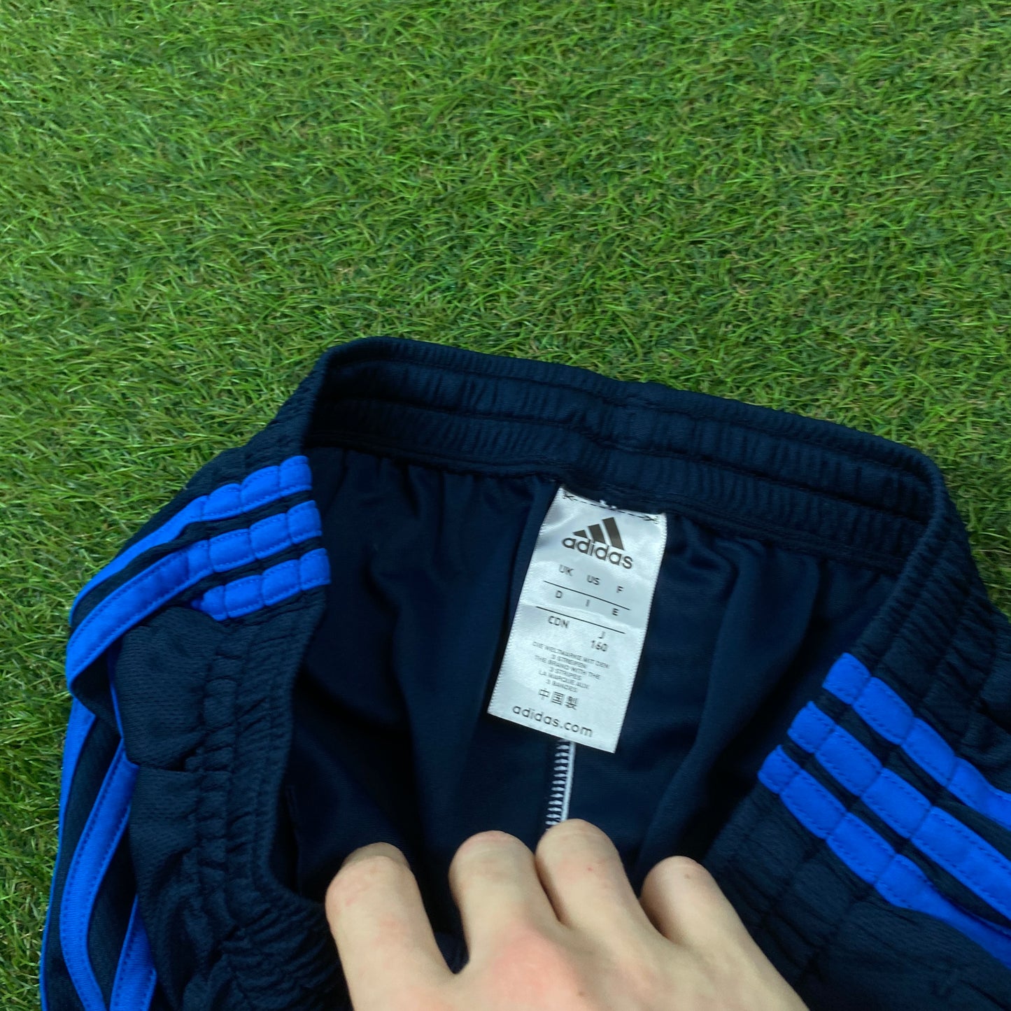 00s Adidas Basketball Shorts Blue Small