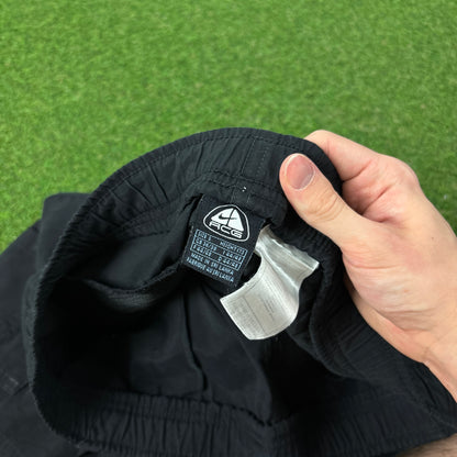 00s Nike ACG Cargo Shorts Black Small