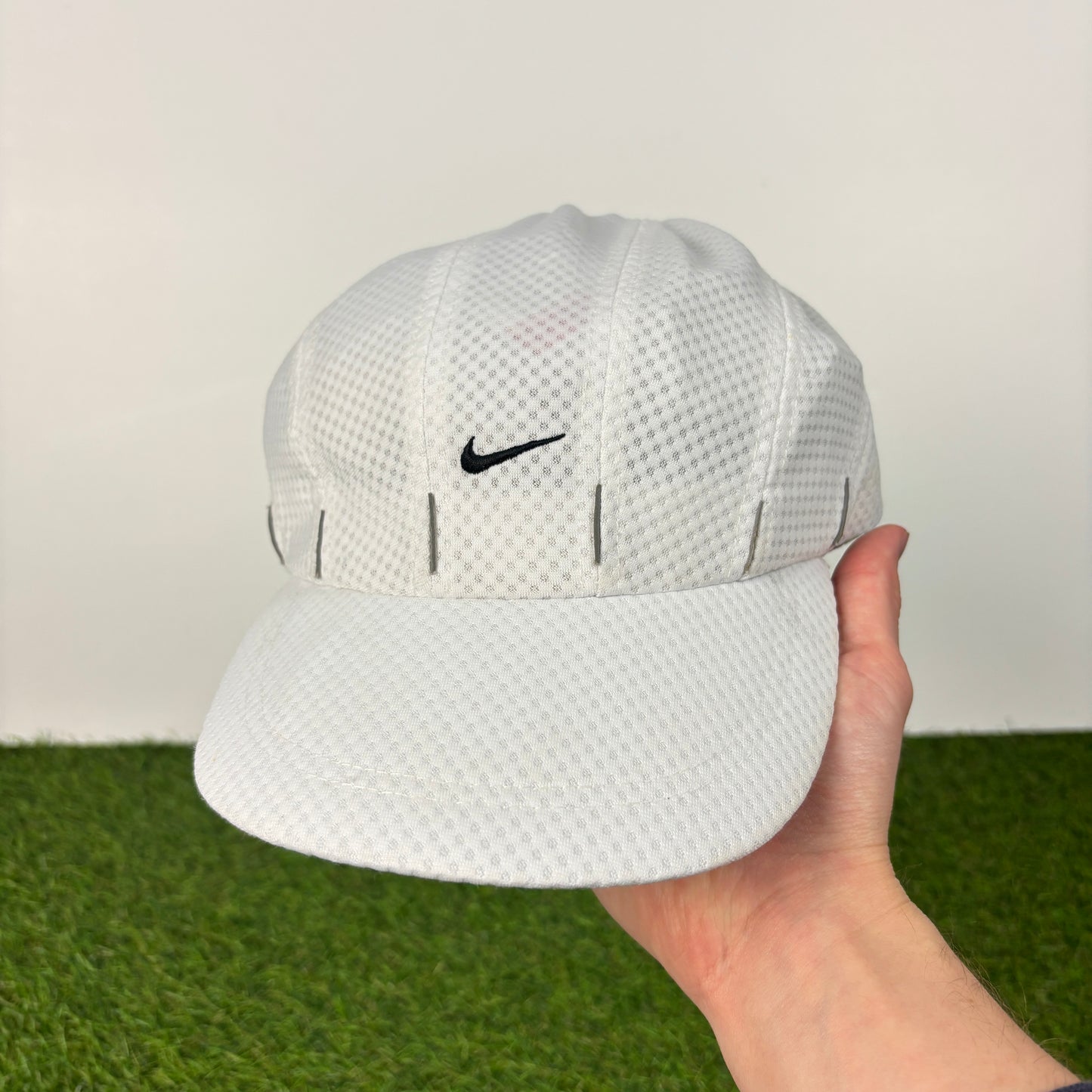 90s Nike Tailwind 6 Panel Hat White