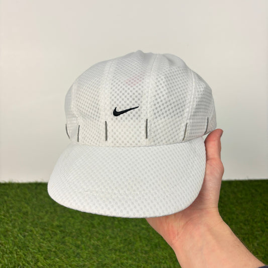90s Nike Tailwind 6 Panel Hat White