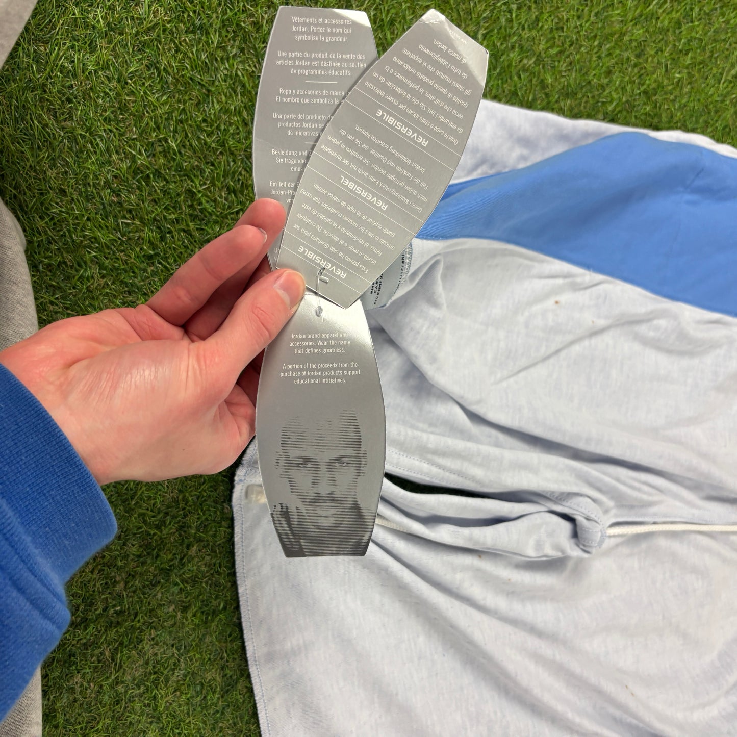 90s Nike Air Jordan Reversible Shorts Blue Medium