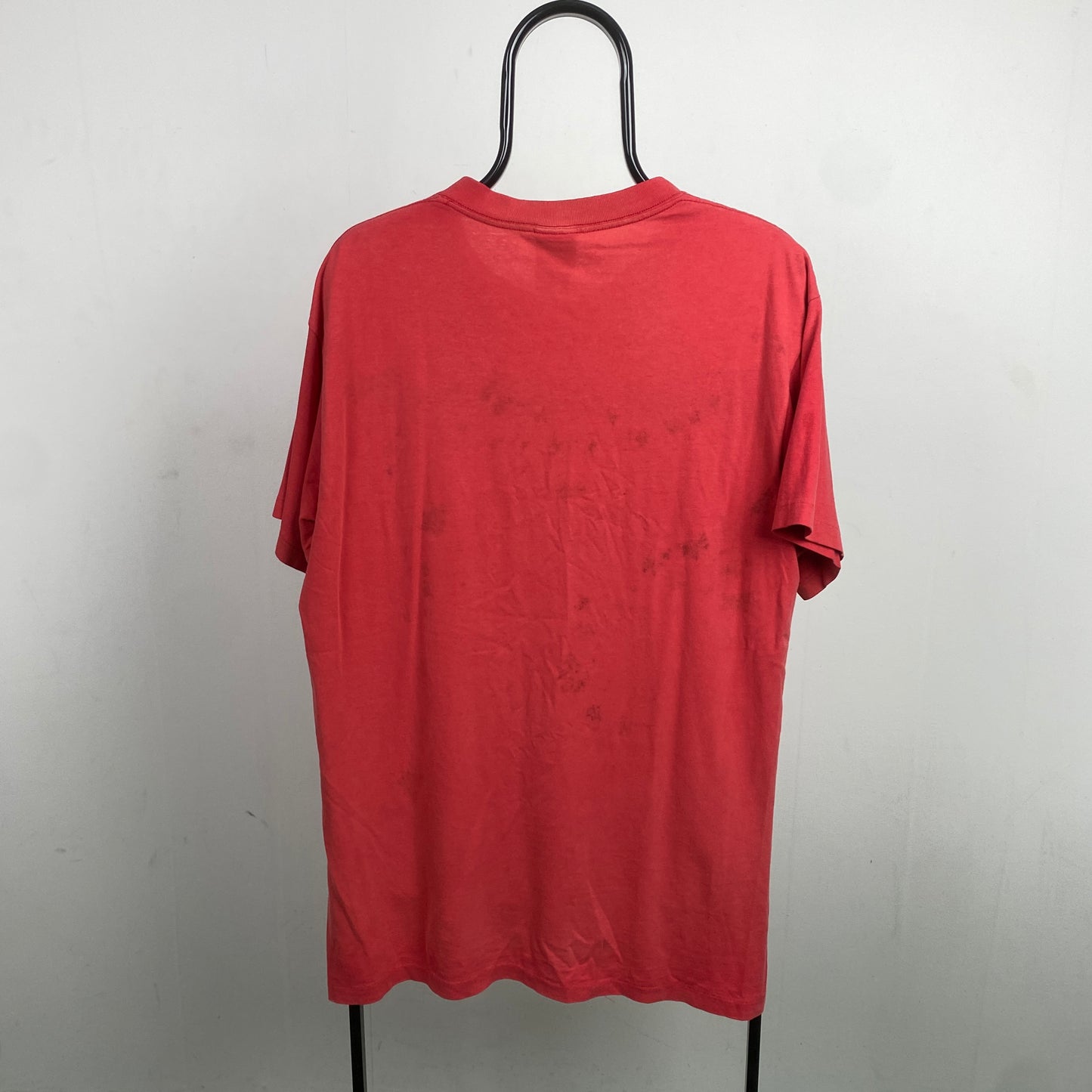 90s Nike Swoosh T-Shirt Red Large