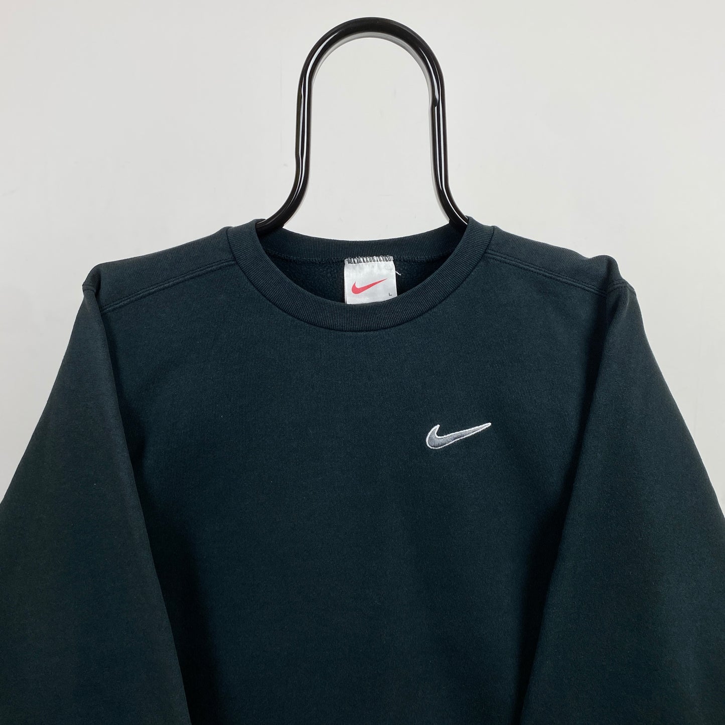 90s Nike Sweatshirt Black Womens Small