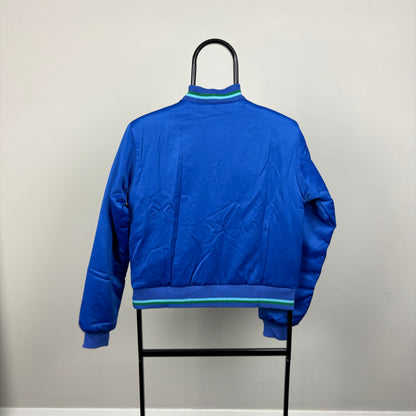 00s Nike Reversible Varsity Jacket Blue Medium
