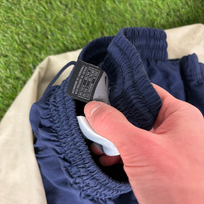 00s Nike Piping Windbreaker Jacket + Joggers Set Brown Small