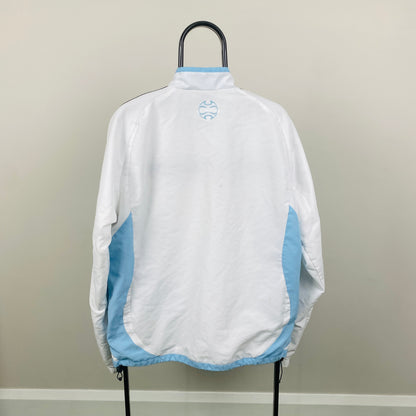 90s Adidas Argentina Windbreaker Jacket White Medium
