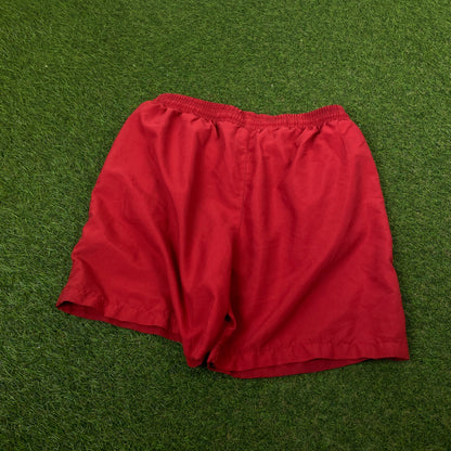 90s Nike Zip Pocket Shorts Red Large