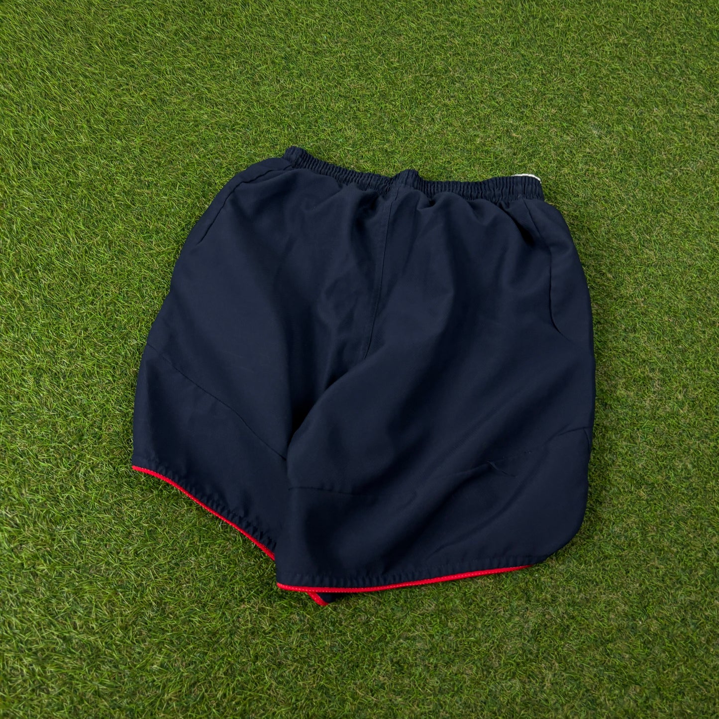 00s Umbro England Football Shorts Blue Small