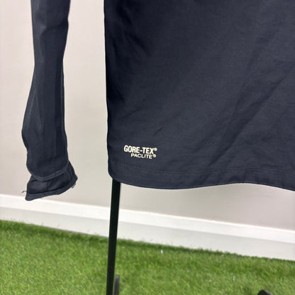 90s Nike Gore-Tex Waterproof Windbreaker Jacket Black Small