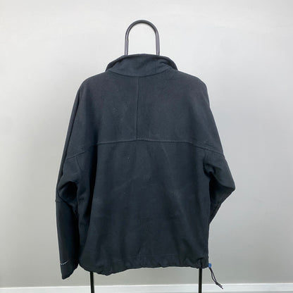 90s Nike ACG 1/4 Zip Sweatshirt Black Medium