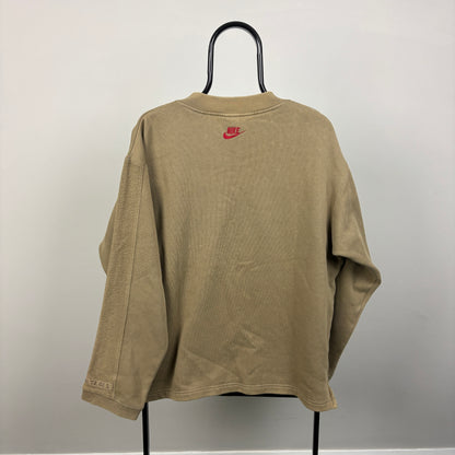 90s Nike Sweatshirt Brown Small