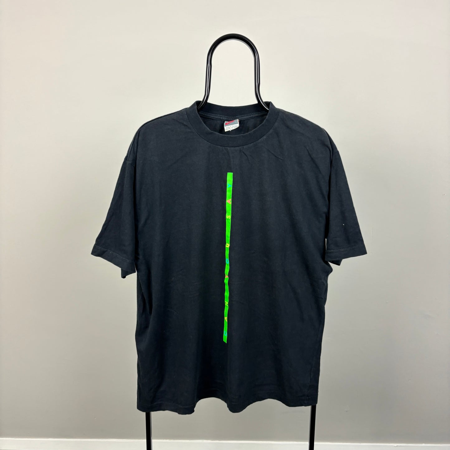 90s Nike Kick Butt T-Shirt Black Large