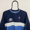 Retro Umbro Celta Vigo Sweatshirt Blue Large