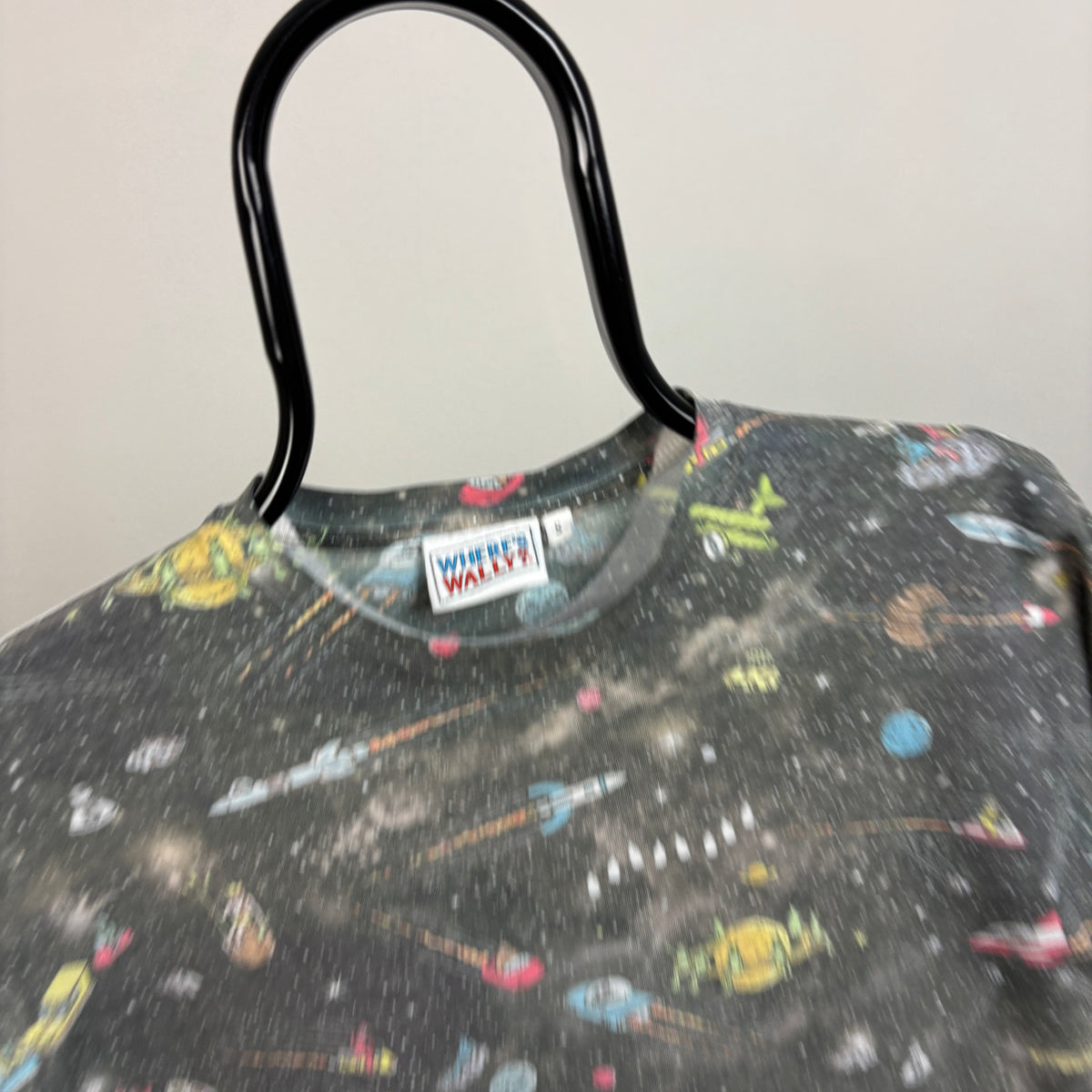 90s Where’s Wally T-Shirt Grey Small