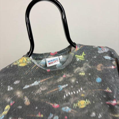 90s Where’s Wally T-Shirt Grey Small