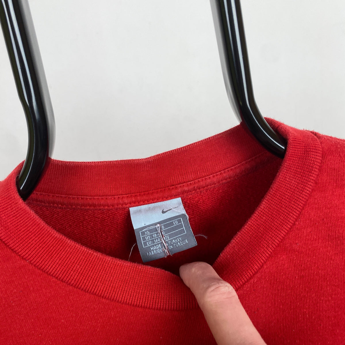 00s Nike Just Do It Sweatshirt Red Small