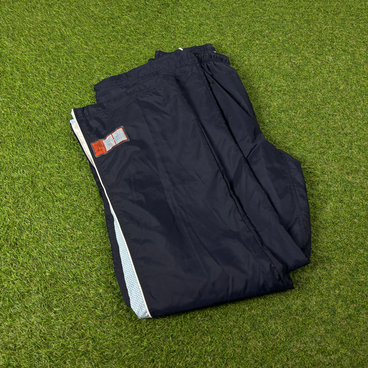 00s Nike Piping Joggers Blue Small
