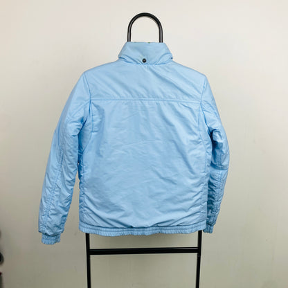 00s Nike Reversible Puffer Coat Jacket Blue Small