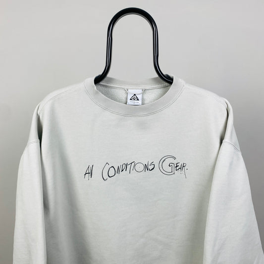 00s Nike ACG Sweatshirt Brown Medium