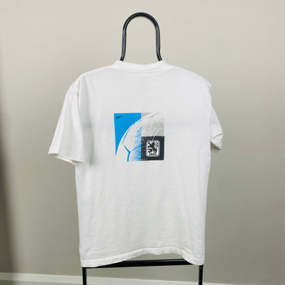 90s Nike 1860 Munich T-Shirt White Small