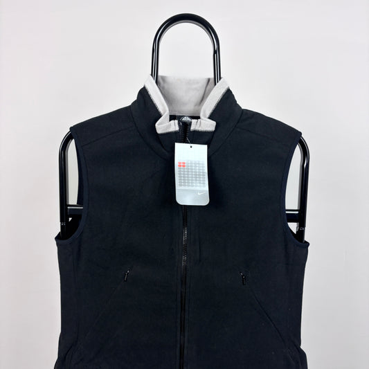 00s Nike ACG Fleece Gilet Jacket Black Medium