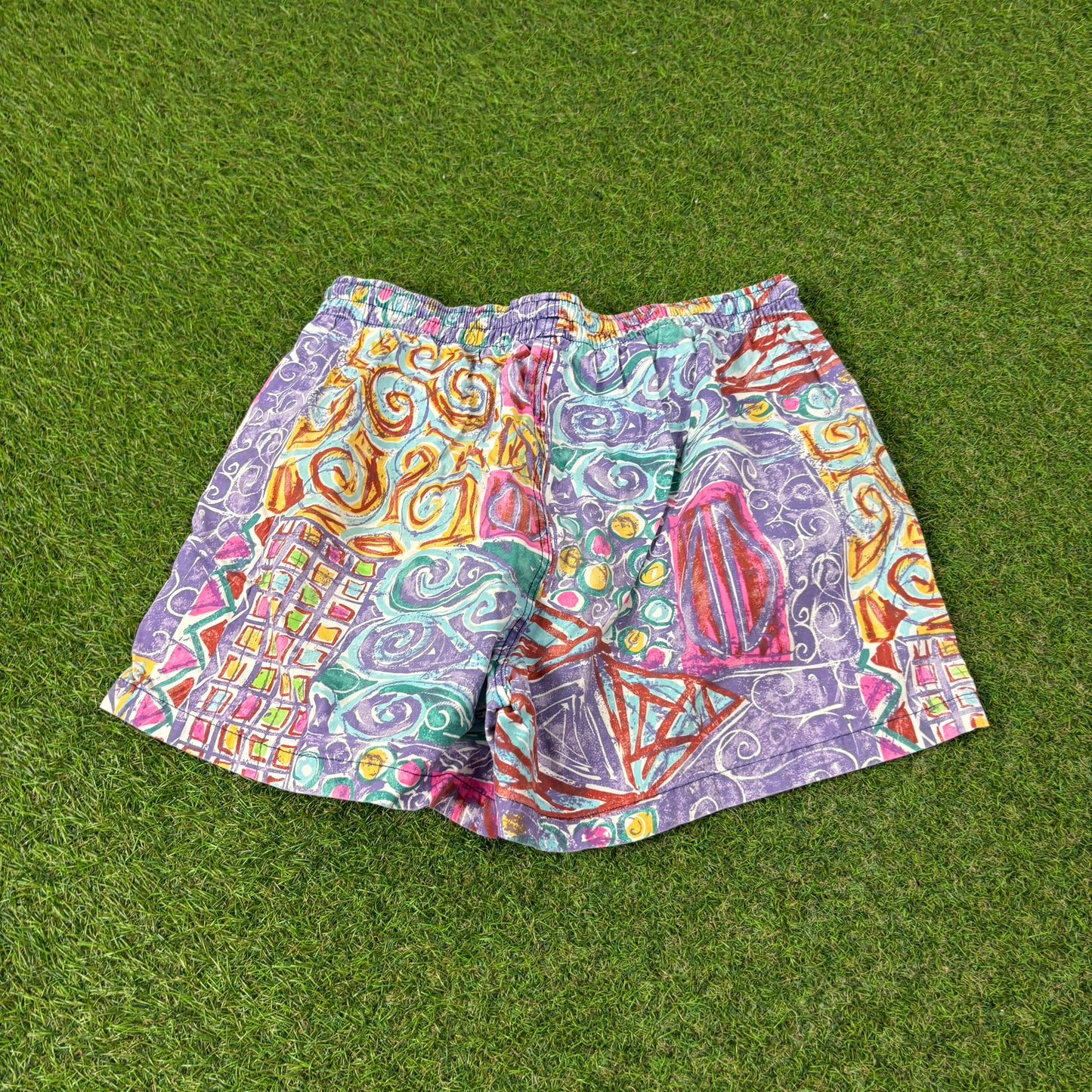 90s Helly Hansen Funky Shorts Purple Small