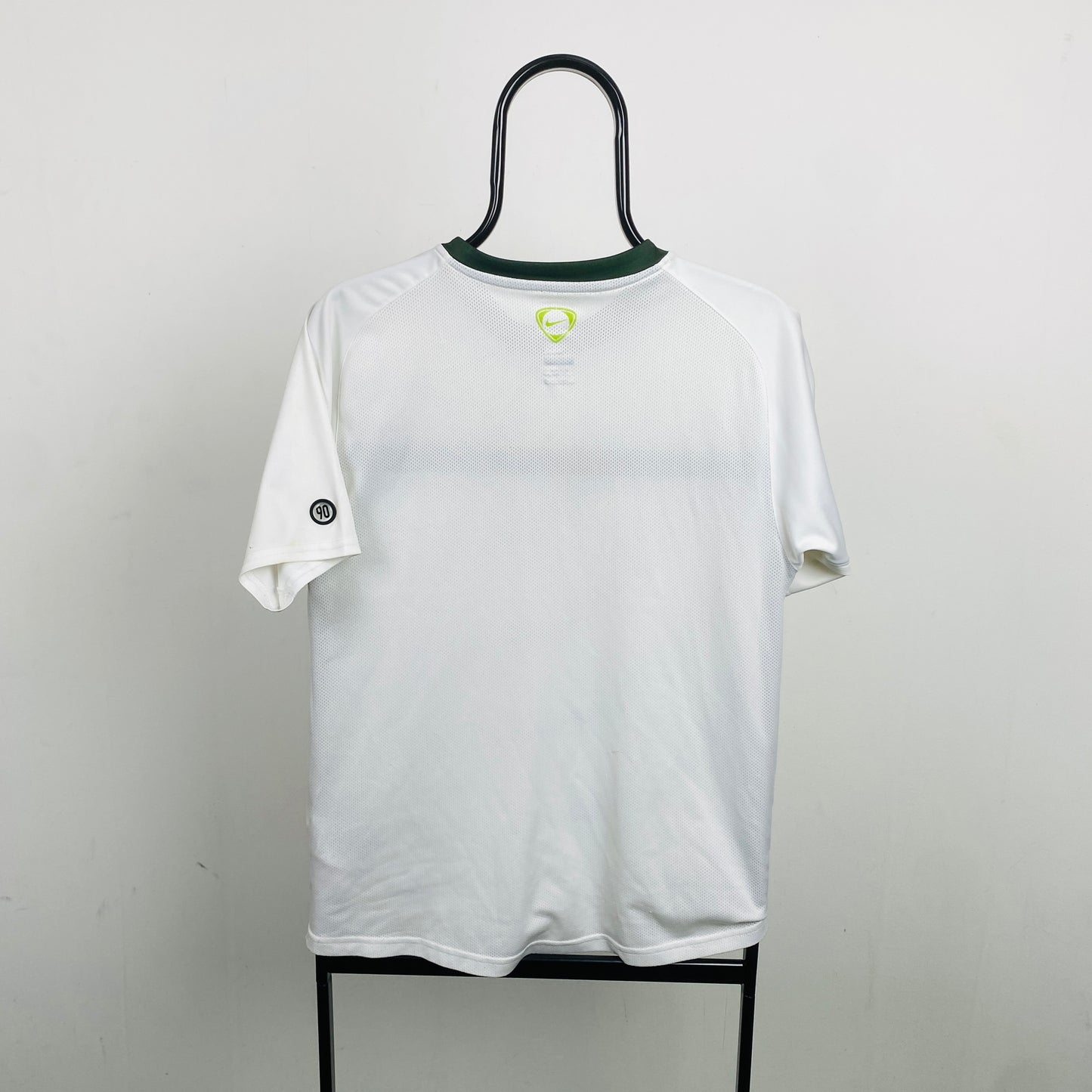 00s Nike T90 Football Shirt T-Shirt White Small