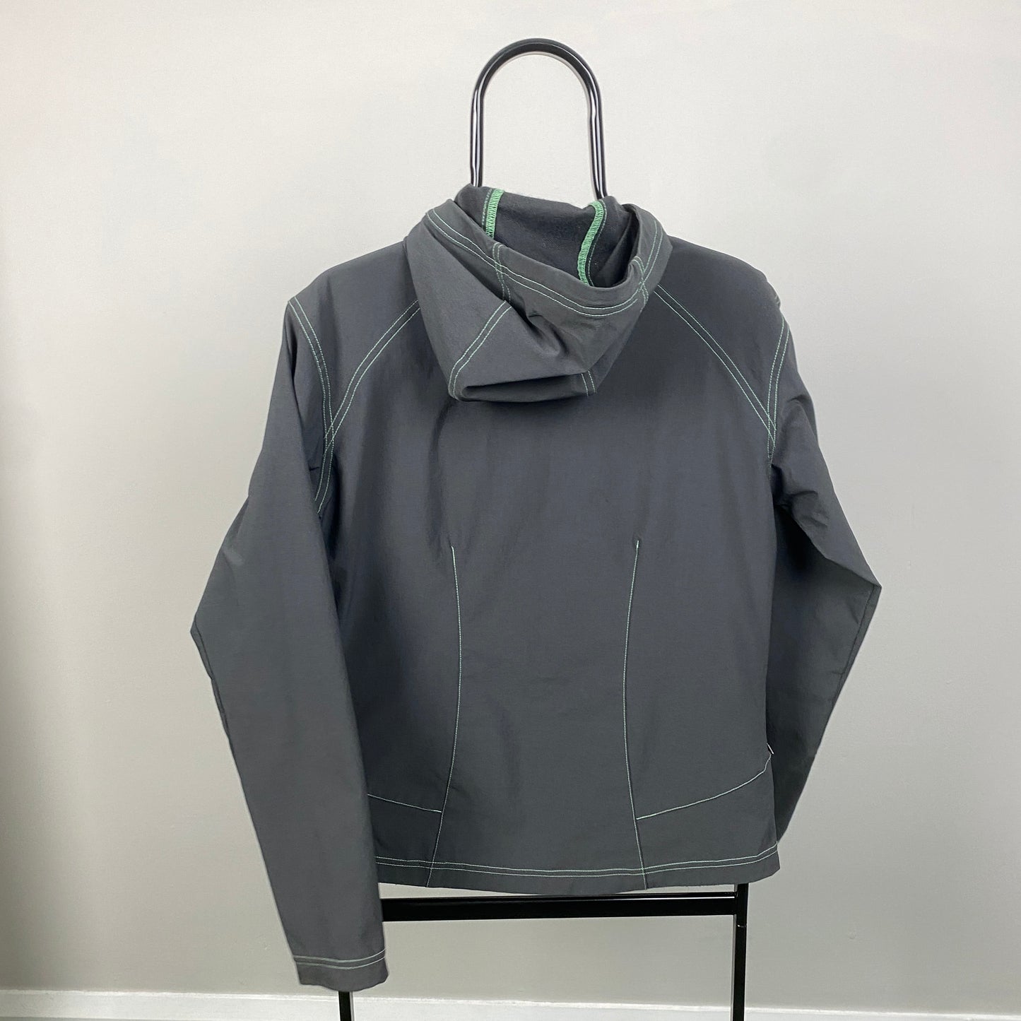 00s Nike ACG Contrast Piping Windbreaker Jacket Grey Large