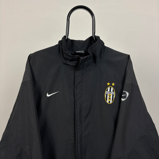 00s Nike Juventus Windbreaker Jacket Black XL