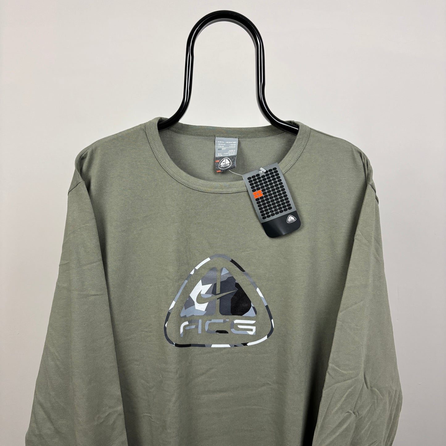00s Nike ACG Long Sleeve T-Shirt Green XL