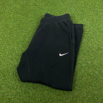 00s Nike Cotton Joggers Black Large