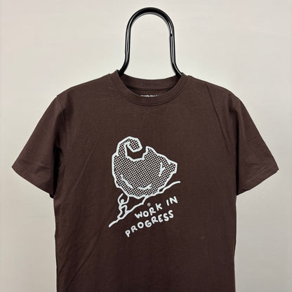 00s Carhartt Mountain T-Shirt Brown Medium