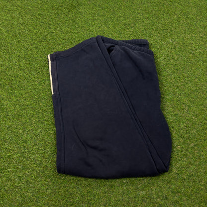 90s Nike Wide Leg Cotton Joggers Blue Medium