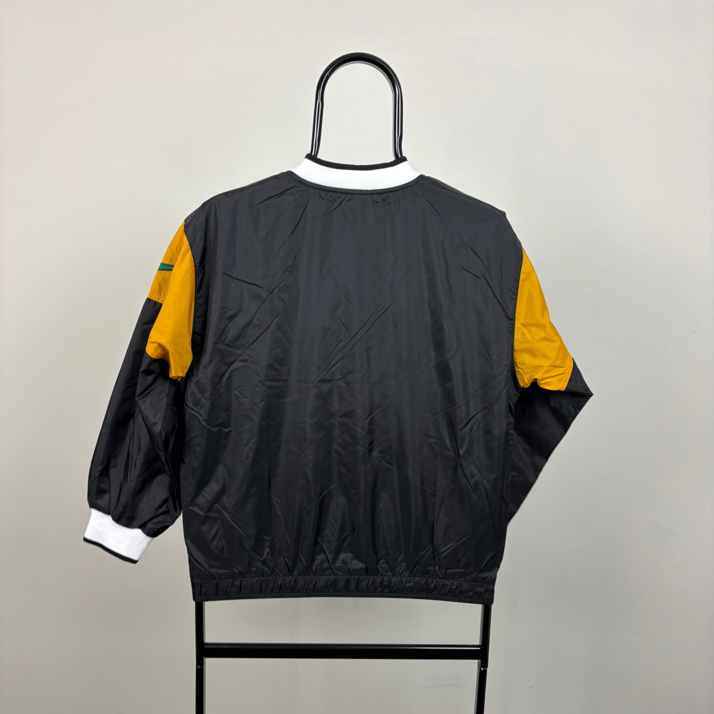 90s Nike Windbreaker Sweatshirt Black XS