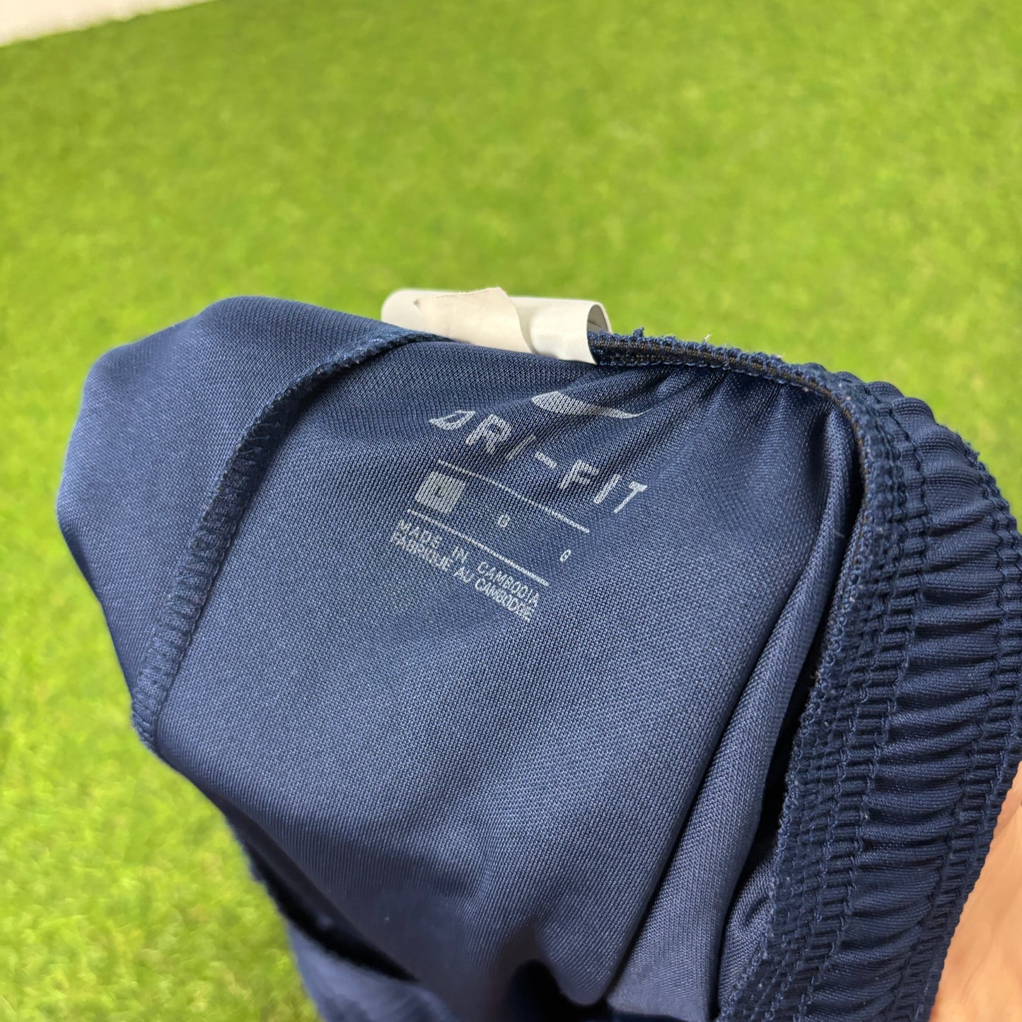 00s Nike Football Shorts Blue Large