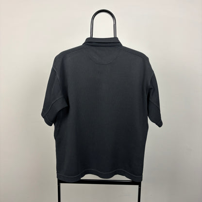 00s Nike Sphere Golf Polo Shirt T-Shirt Black Medium